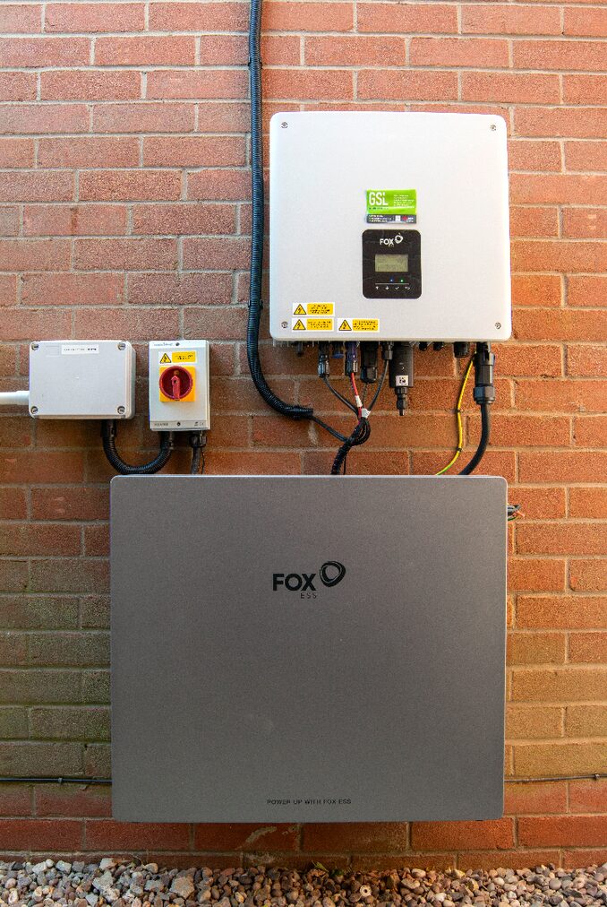FoxESS battery and inverter fitted by Grant Store to cut your exposure to the energy price cap October 2026