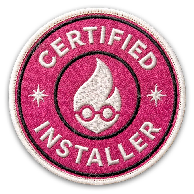 Heat Geek Certified installer badge, Grant Store, Wigan